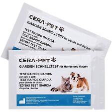 2 x Cera-Pet Giardien Schnelltest für Hunde und Katzen bei Durchfall