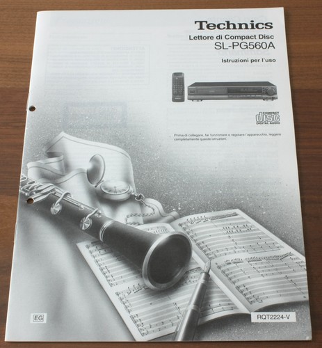 Technics 560a - technics, sl-pg
