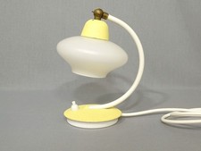 50er Jahre Tischleuchte SChrumpellack Glas Midcentury Modernism