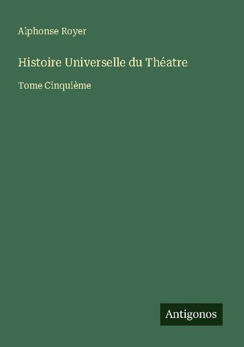 Histoire universelle - universelle, du
