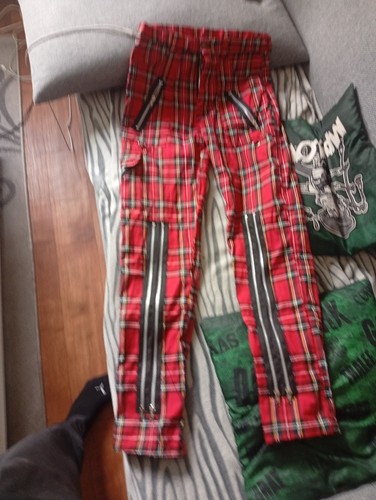 Tartan hose roten - hose,