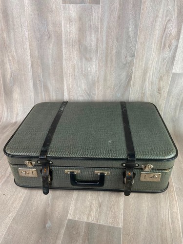 Vintage koffer fischgrat - koffer,