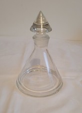 Glaskaraffe mit Glasstöpsel Massiv, wie Neu