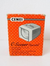 Dia-Betrachter CENEI C-Scoper "Spezial" 5x5 cm 2 Linsen Beleuchtung OVP Vintage