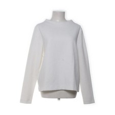 Opus, Strickpullover, Größe: 40, Weiß, Baumwolle/Elasthan/Polyester, Damen #lka