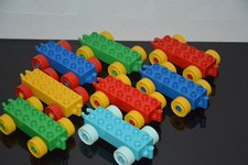 LEGO® DUPLO - Schiebezug - 8 Waggons - Eisenbahn - bunte Mischung
