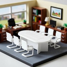 Konferenztisch- und Stuhlset