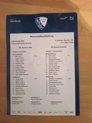 2025 vfl bochum - bochum,