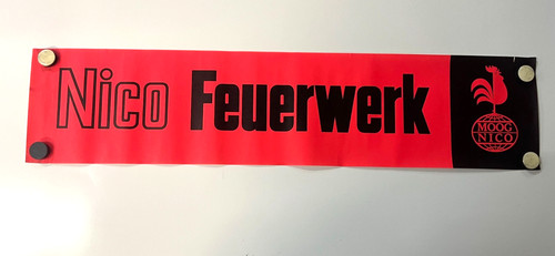 Nico feuerwerk poster - nico,