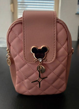 Mickey Minnie Mouse bag Tasche Handtasche Umhängetasche Rosa Gold 