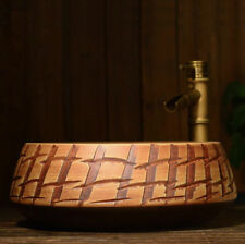 Mittelmeer Badezimmer Garderobe Keramik Theke Waschbecken Waschschüssel 