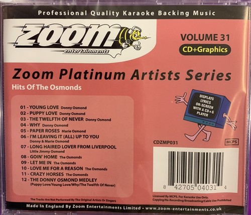 Zoom karaoke platinum artists - zoom,