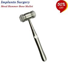 DENTAL IMPLANTS SURGICAL MEAD  MALLET BONE HAMMER BONE LIFTING GRAFTING TOOLS CE
