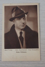 Foto Autogrammkarte Schauspieler Regisseur Heinz Rühmann 1940er Jahre (114905)