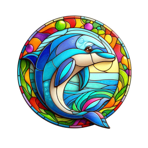Xxl 30x30 car sticker dolphin - xxl,
