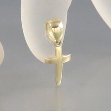 Anhänger Kreuz in 585/14k Gelbgold - poliert