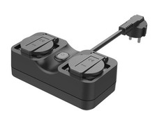 Meross Smart Wi-Fi Indoor/Outdoor Plug 2-fach Steckdosen HomeKit MSS620