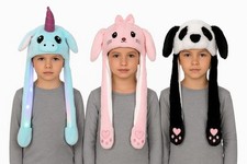 3er Set LED Mütze Einhorn /