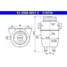 1x Ausgleichsbehälter