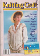 Knitting Craft Magazine Summer No.6~Family Knitting Patterns~Machine & Hand