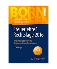 Steuerlehre 1 Rechtslage 2016