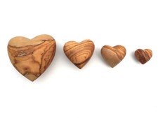Herz handgeschnitzt Deko-Herz