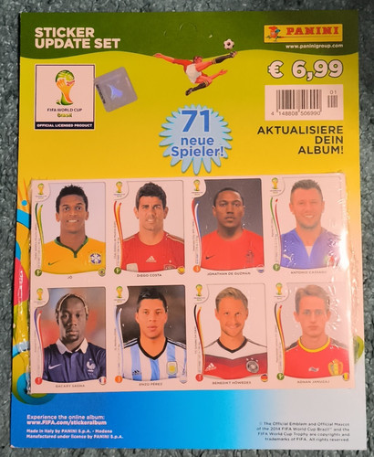 Panini sticker update set - panini, wm