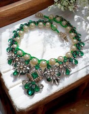  Kette  XXL Kunststoff Perlen