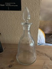 Kristall Karaffe Alt 31 cm Hoch Kristall Glas