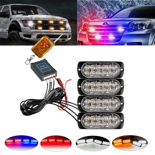4stk 12led auto frontblitzer - 12led,