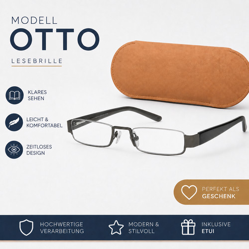 Lesebrille metall lesehilfe - lesebrille,