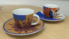 2x Ritzenhoff Espressotasse + Untertasse My little Darling Tasse Mokka bunt