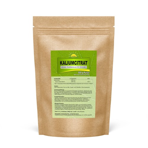 Kaliumcitrat veganes pulver - veganes,