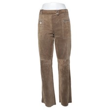 Prandina, Lederhose, Größe: 36, Beige, Leder/Viskose, Einfarbig, Damen #GFX