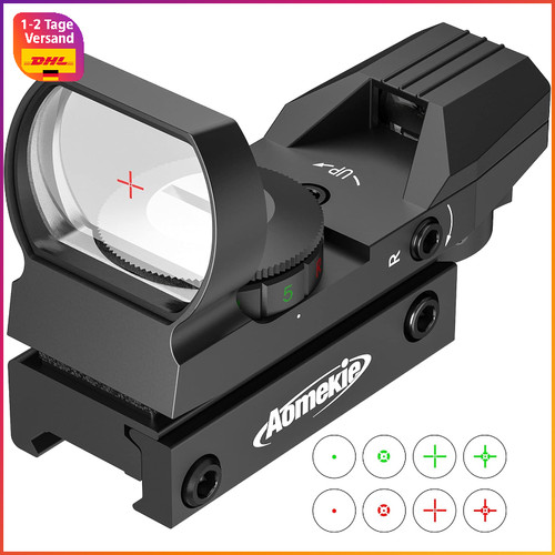 Red dot visier - red, 20mm/22mm