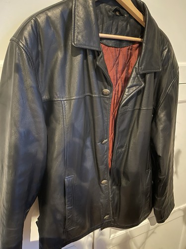 Echtleder jacke schwarz - jacke, gr.