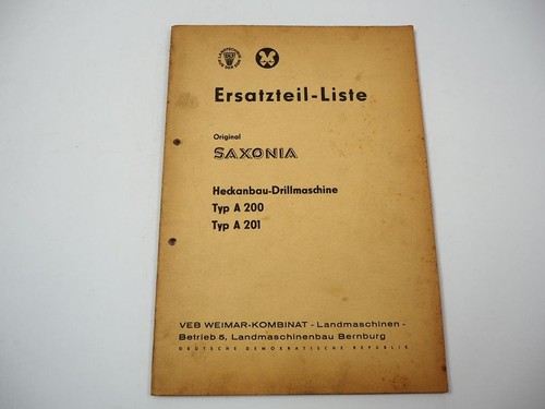 Fortschritt saxonia a200 a201 - saxonia,