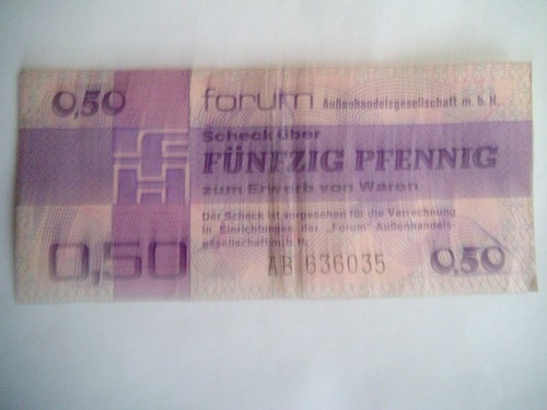 Ddr forum scheck - ddr:, 0,50m