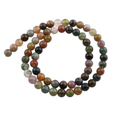 Indische Achat Perlen Bunt 8mm