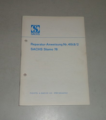 Reparaturanleitung sachs stamo - sachs,