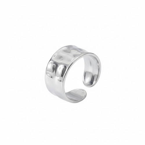 Ring silberoptik breit - silberoptik,
