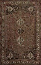 Antik Wohnzimmer Zimmer Gebiet Teppich 7x10 Mit Komplizierte Geometrics Handmade