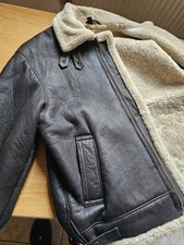 Herren Lederjacke– echtes Leder + Lammfellfutter – warm & hochwertig, GR 50