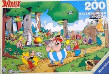 Asterix Ravensburger Puzzle  200 Teile Der Zaubertrank 1990 OOP KOMPLETT