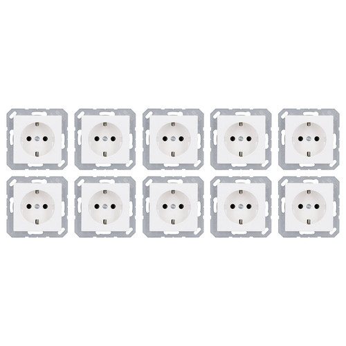 10x jung 1520ww steckdose - a,