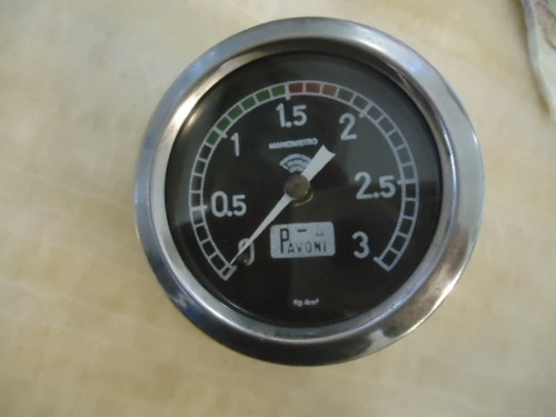 Vintage manometer la pavoni - vintage,