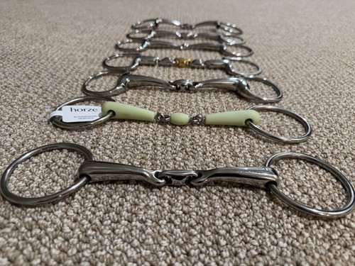 Lot english horse bits 5 - lot,