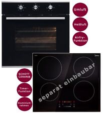 PKM Einbauherd Set EBO6/60AF+Midea EF7454BJ1A / B-WARE
