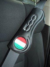 Gurtschoner Sicherheitsgurt Polster Auto PKW Gurt - Fiat 500 Abarth  - 2 Stk ,