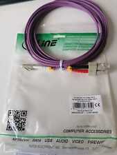 InLine LWL Duplex Kabel, LC/SC 50/125µm, OM4, 5m lang